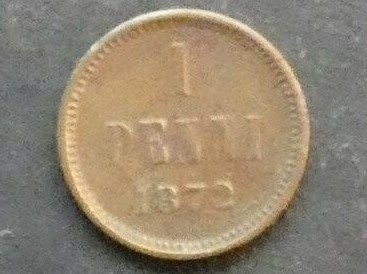 Finland, 1 Penni, 1872