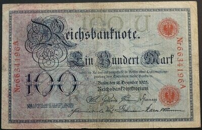 Germany, 100 Mark, 18.12.1905.
