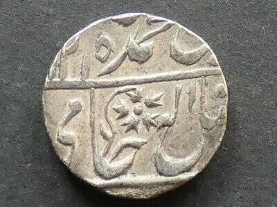 India, Gwalior, 1 Rupee, AH1215//42, Fort mint