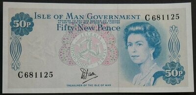 Isle of Man, 50 Pence, ND(1979)