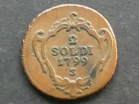 Italian States, Goriza, 2 Soldi, 1799S