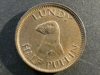 Lundy, 1/2 Puffin, 1929.
