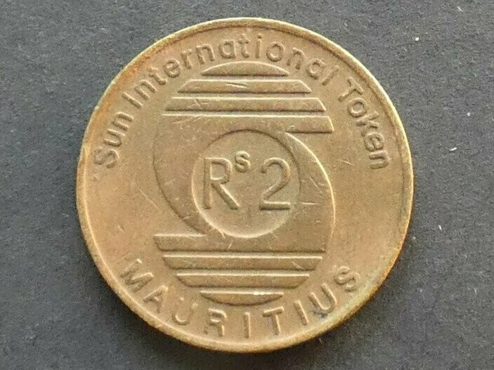 Mauritius, casino token, 2 Rupees