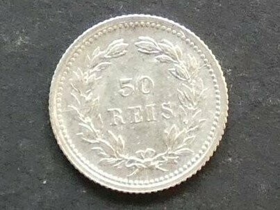 Portugal, 50 Reis, 1893