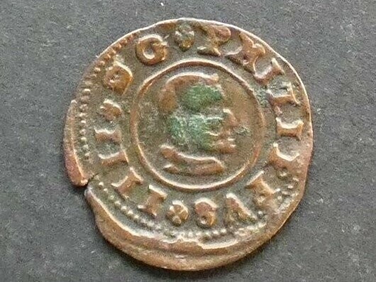 Spain, 8 Maravedis, 1662 MY, Madrid