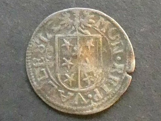 Swiss Cantons, Sitten, ½ Batzen, 1628