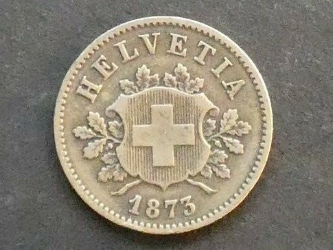 Switzerland, 10 Rappen, 1873B