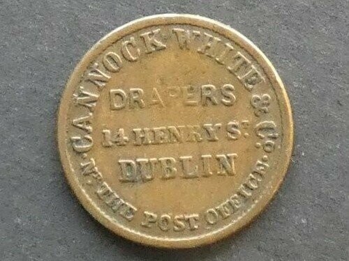 Unofficial Farthing, Ireland, Dublin, Cannock, White & Co., Bell-5990