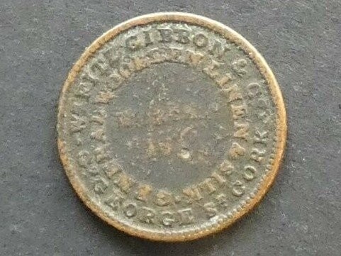Unofficial Farthing, Ireland, Cork, William Fitzgibbon & Co., Bell-5730