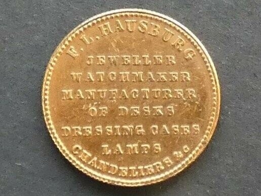 Unofficial Farthing, Lancashire, Liverpool, F.L. Hausburg, Bell-2154