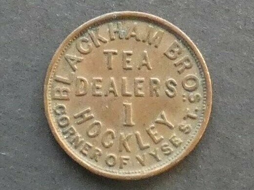 Unofficial Farthing,  Warwickshire, Birmingham, Blackham Brothers, Bell-300