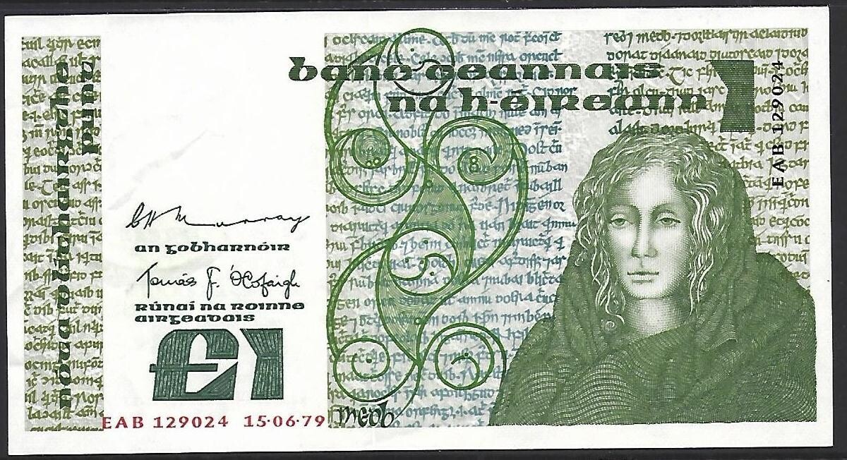 Ireland, 1 Pound, 15.06.1979
