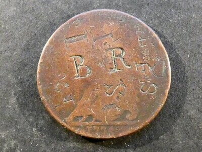 Engraved, Halfpenny, 1774, love token?, convict piece?