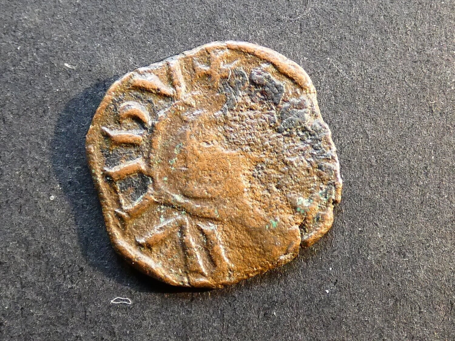 Crusaders, Antioch, Bohemond IV or V, copper "Pougeoise"