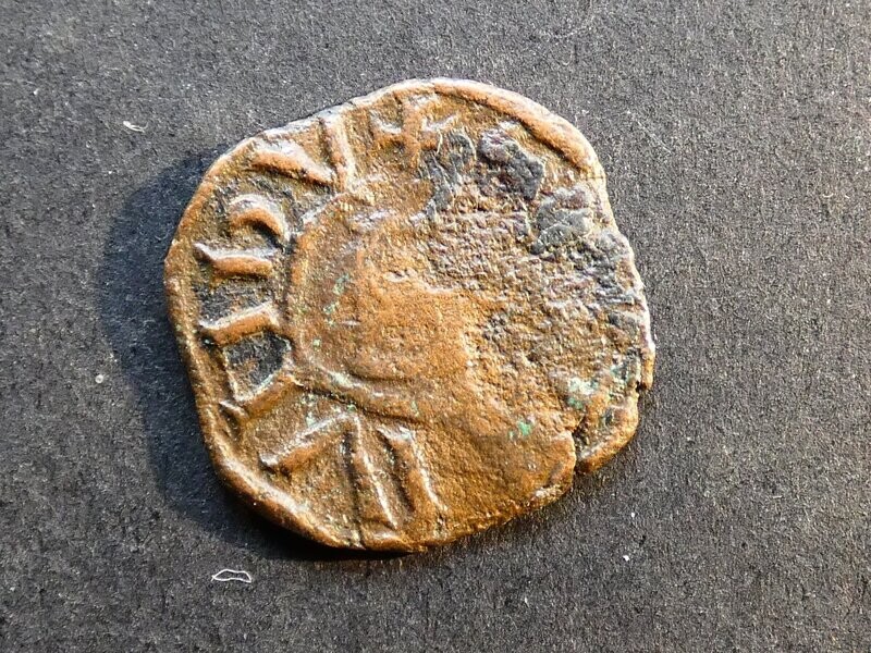 Crusaders, Antioch, Bohemond IV or V, copper "Pougeoise"