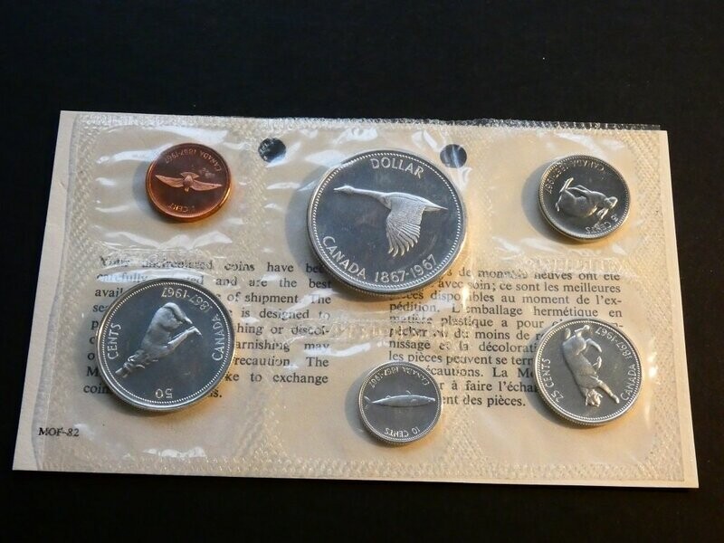 Canada, Proof-like Mint set, 1967