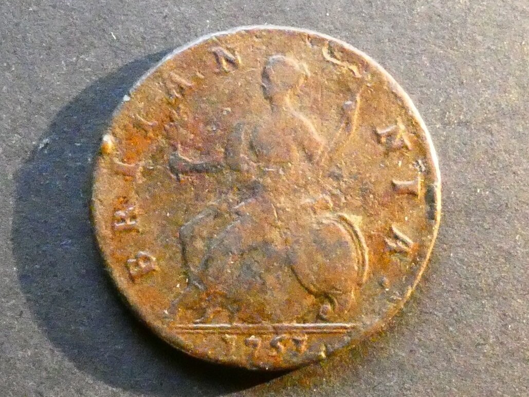 Halfpenny, 1751.