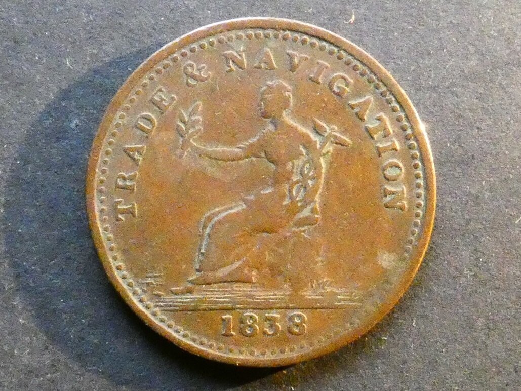 British Guiana, 1 Stiver, 1838