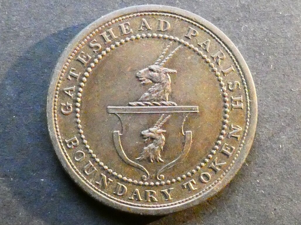Boundary Token, Durham, Gateshead, 1824.