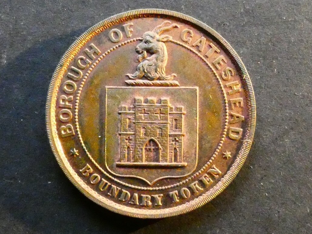 Boundary Token, Durham, Gateshead, 1849.