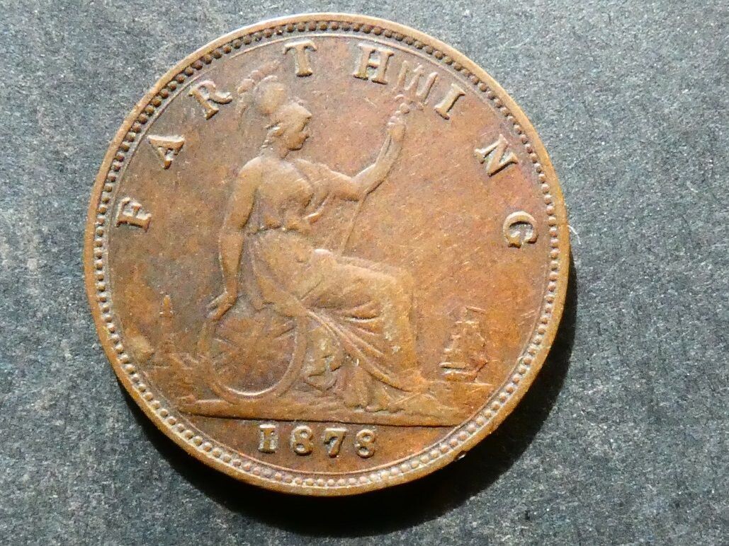 Farthing, 1878.