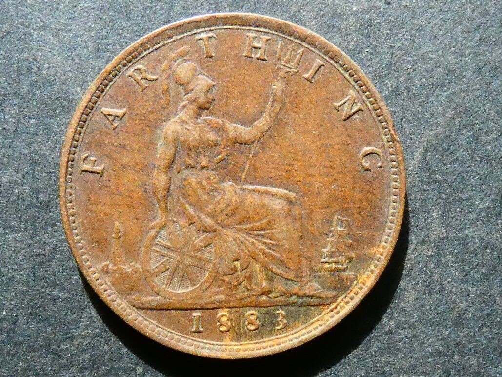 Farthing, 1883.