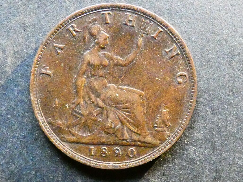 Farthing, 1890.