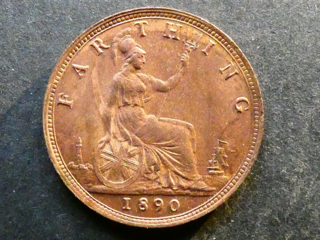 Farthing, 1890.