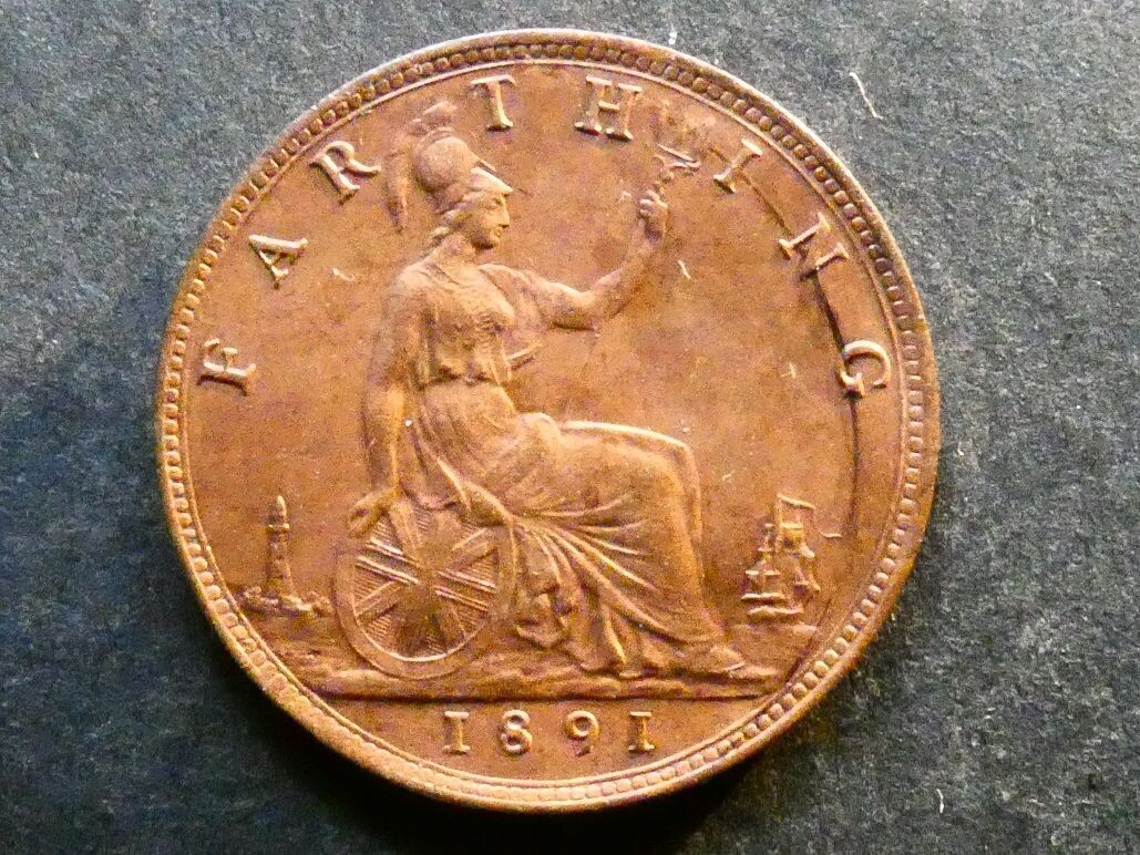 Farthing, 1891.
