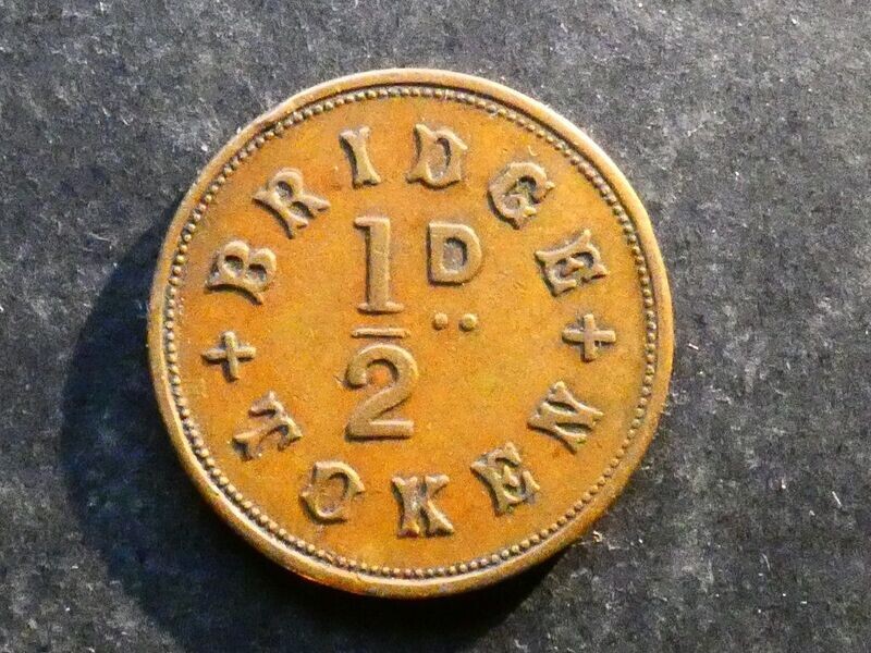 Transport token, Durham county, Sunderland bridge.