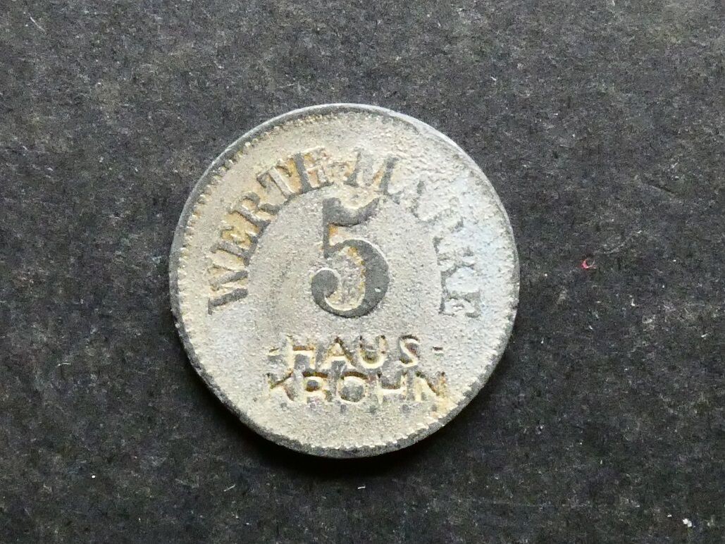 Germany, Mülheim, "Haus Krohn", 5 Pfennig.