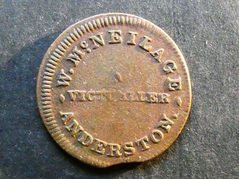 18th Century Farthing, Scotland, Lanarkshire, Glasgow, W. McNeilage, DH-11
