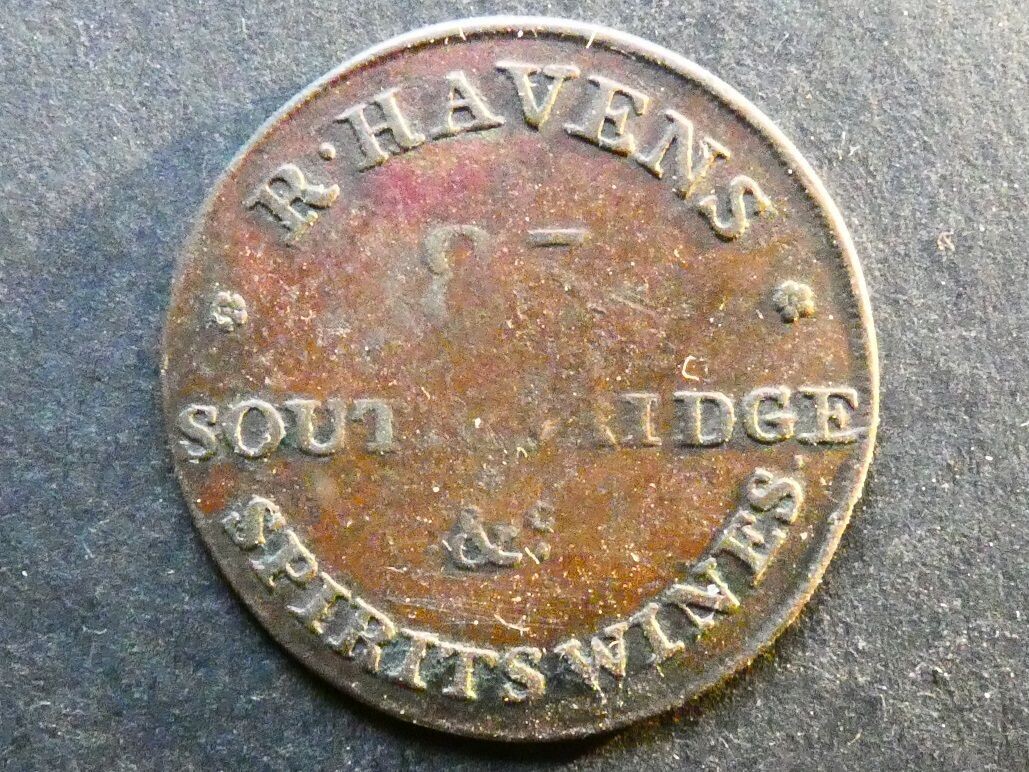 18th Century Farthing, Lothian, Edinburgh, R. Havens, DH-87