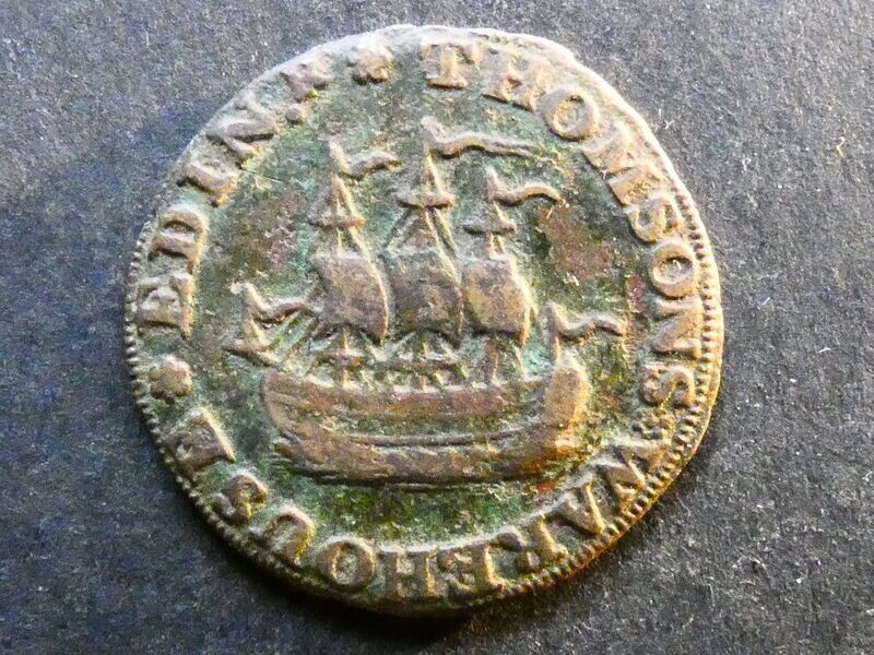 18th Century Farthing, Lothian, Edinburgh, Thomson, DH-128