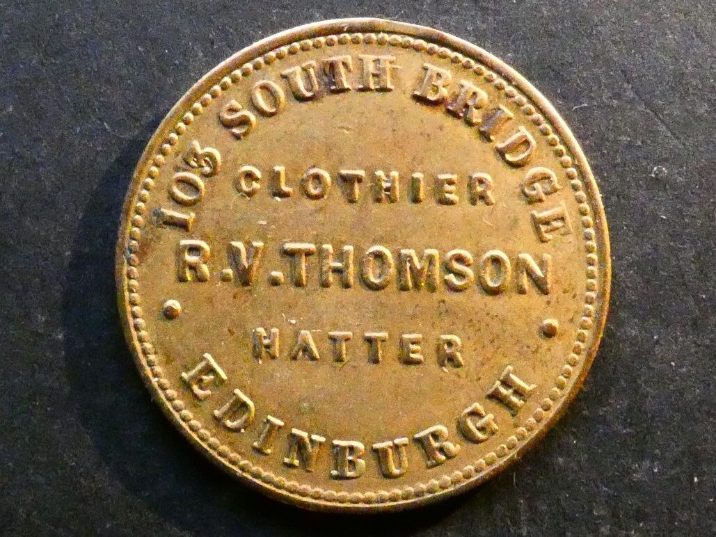Unofficial Farthing,  Scotland, Edinburgh, R.V. Thomson, Bell-7261