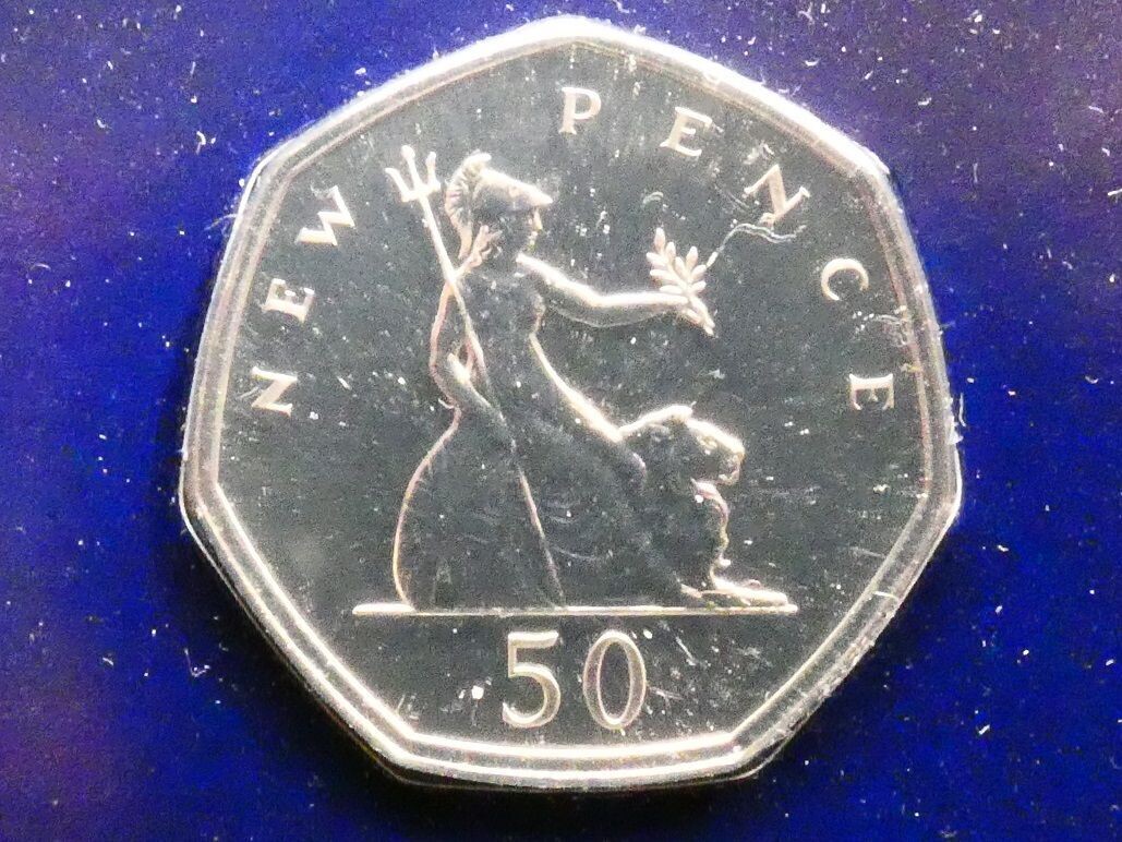 50p, 2019, "Culture" series, Britannia.