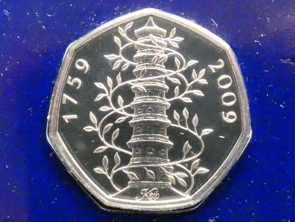 50p, 2019, "Culture" series, Kew Gardens.