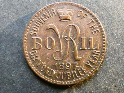 Unofficial Farthing, London, Bovril & Victoria Diamond Jubilee, Bell-2378
