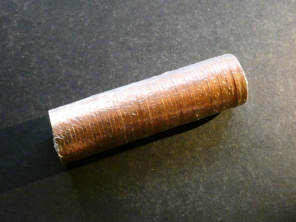 2 New Pence 1971, Mint-sealed roll of 50.