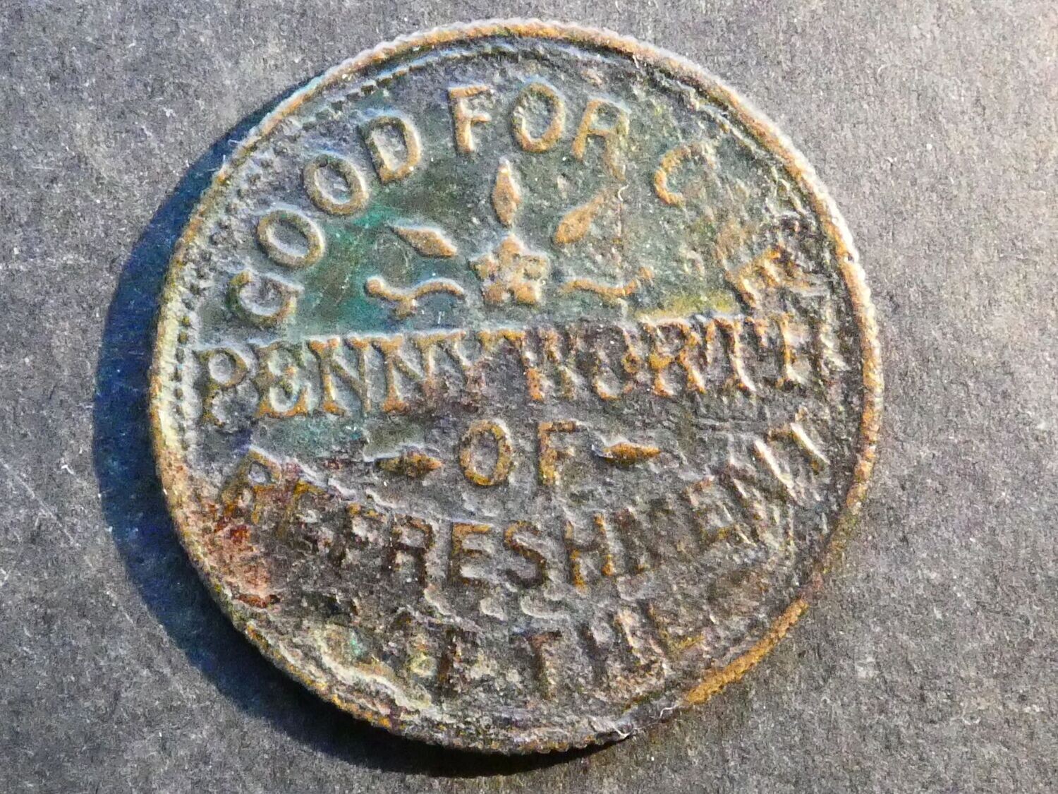 Inn checks & refreshment tokens,  Hampshire, Emsworth.