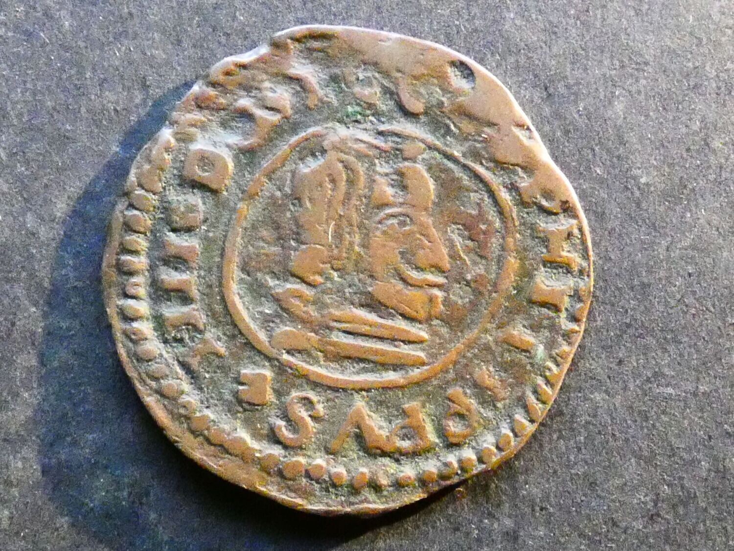 Spain, 8 Maravedis, 1662 M, Trujillo.