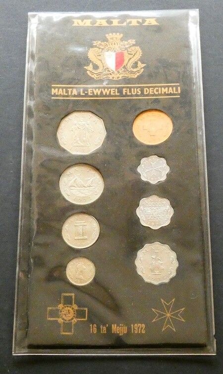 Malta, UNC Mint set, 1972