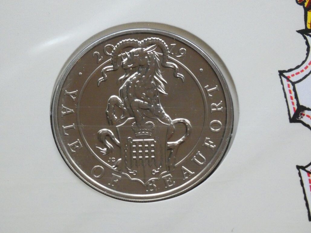 £5, Queen's Beasts, 2019 - The Yale of Beaufort.