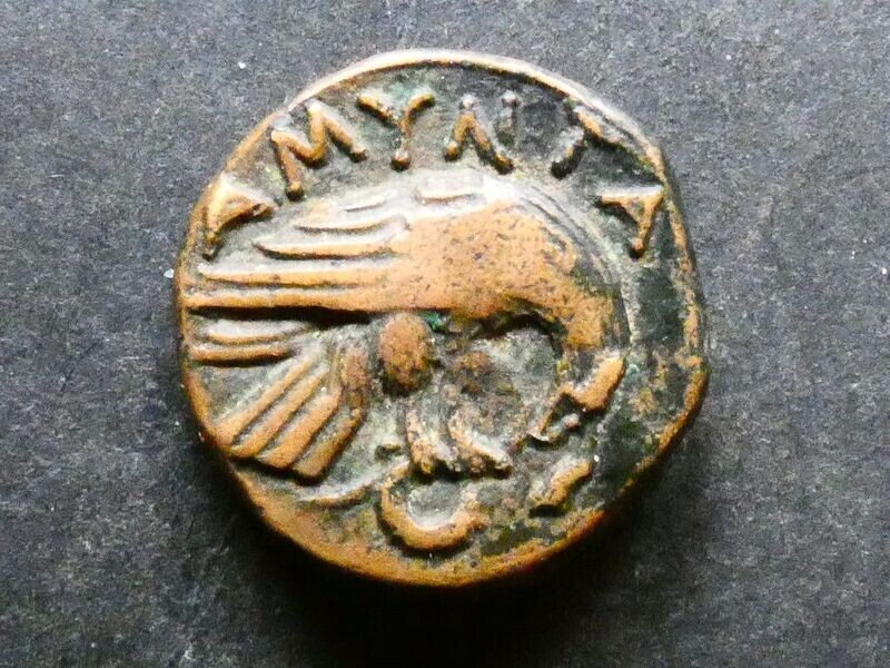 Macedon, Amyntas III, circa 389-369 BCE (interrupted), AE Tetrachalkon