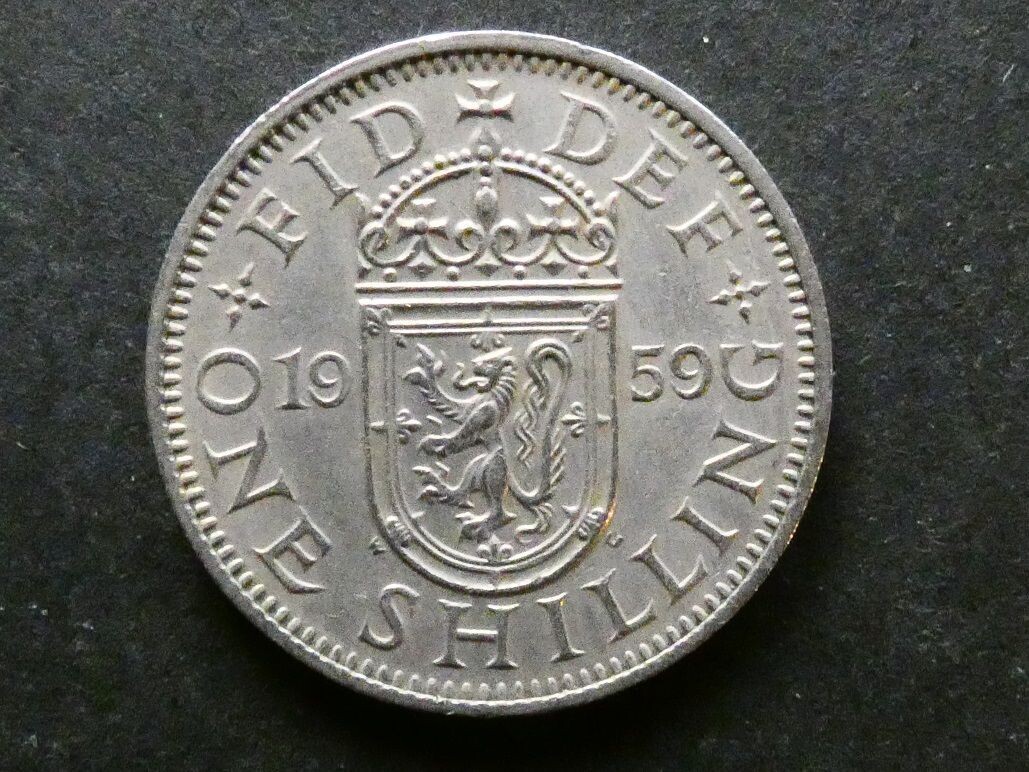 Shilling, 1959, Scottish.