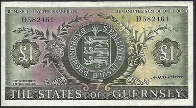 Guernsey, 1 Pound, ND(1969)