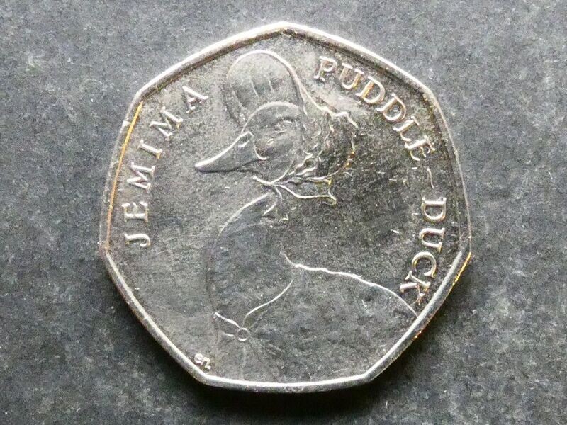 50p, 2016, Jemima Puddleduck.