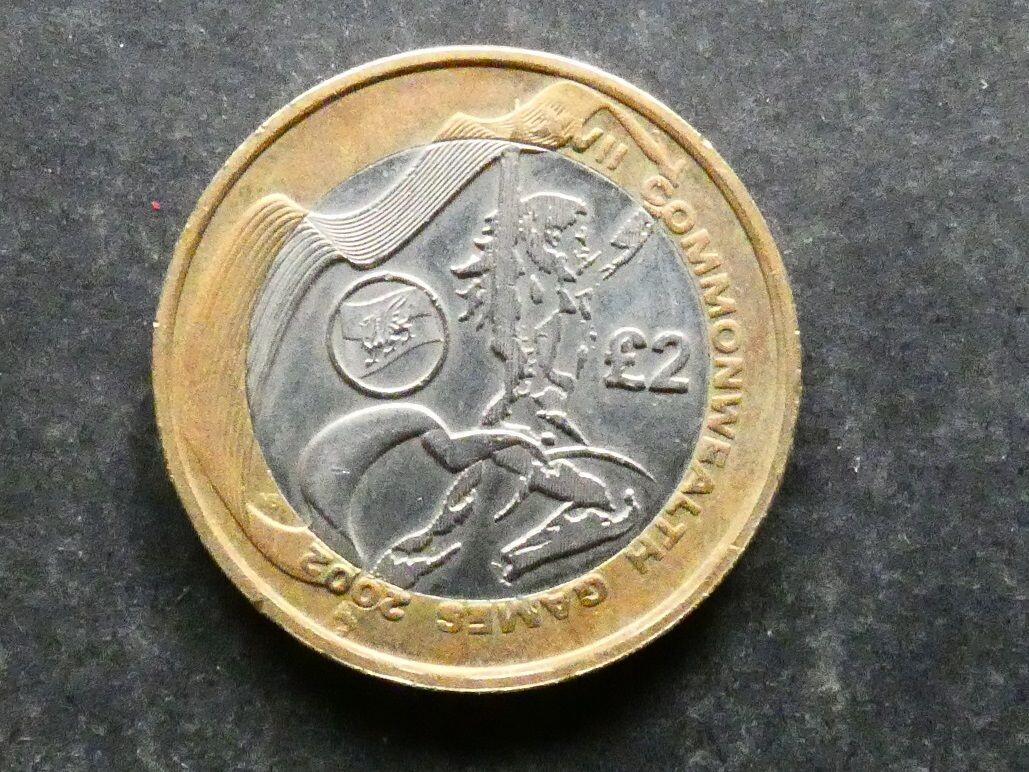 £2, 2002, Commonwealth Games - Wales.