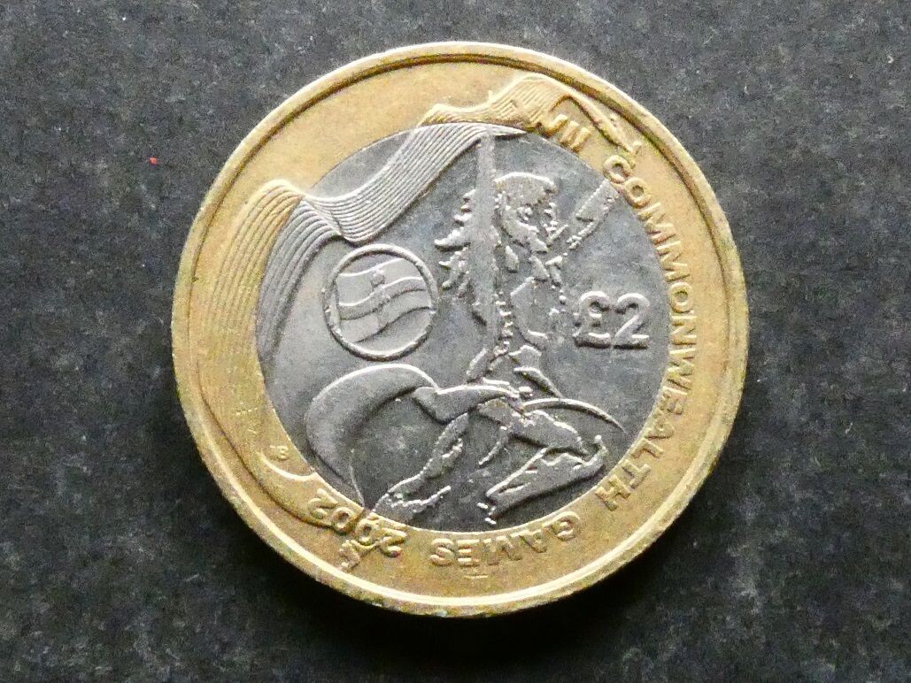 £2, 2002, Commonwealth Games - Northern Ireland.