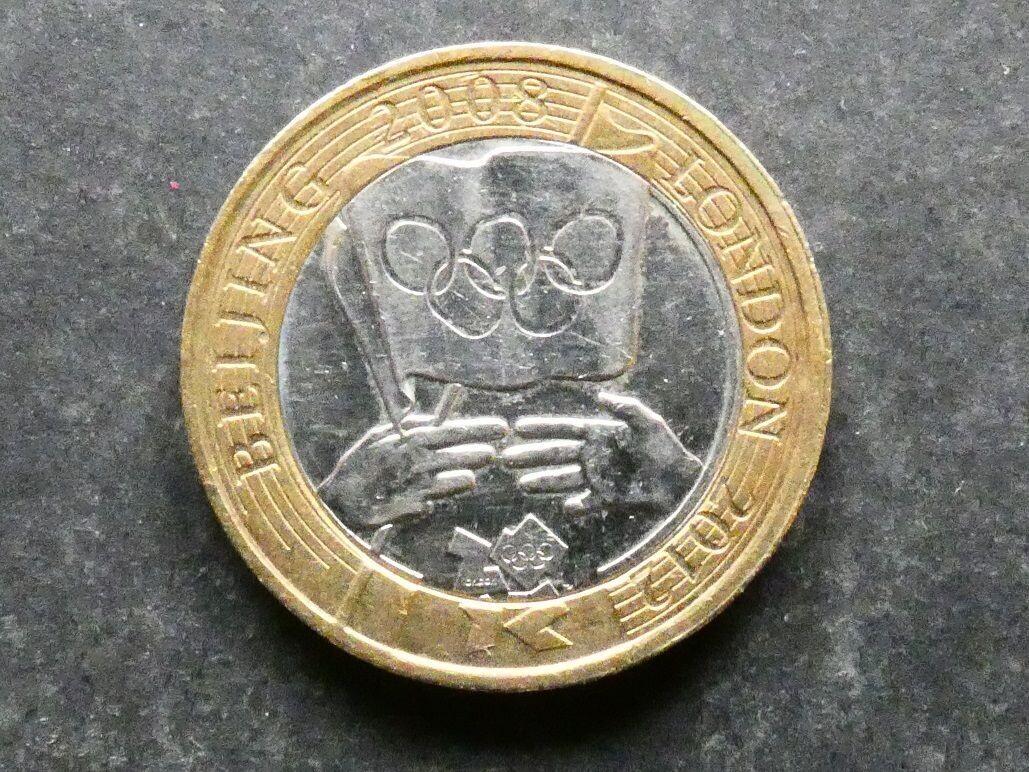 £2, 2008 Olympic handover - Beijing to London.